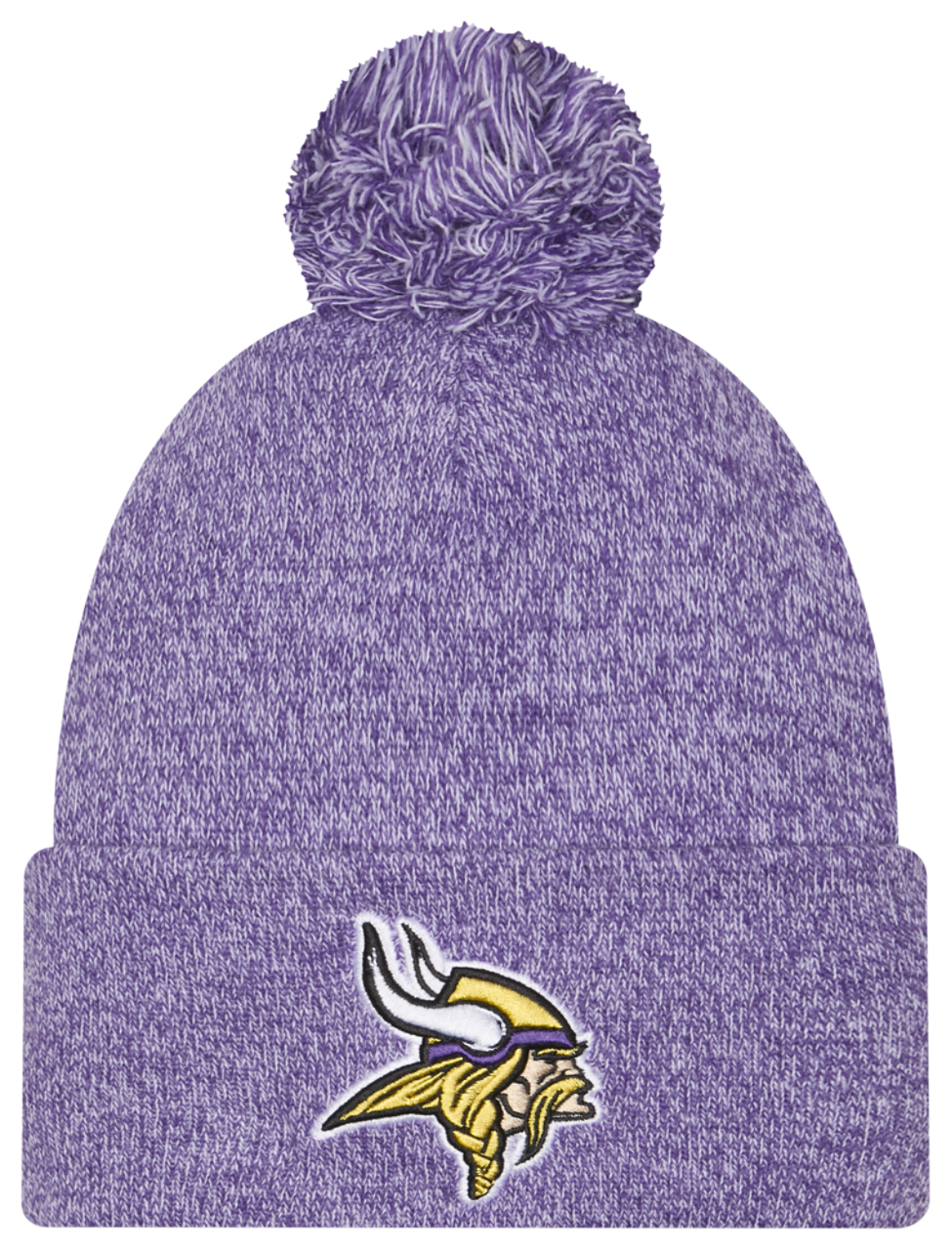 New Era Vikings Marl Pom Knit Image 1 of 3. Tap to open photo gallery.