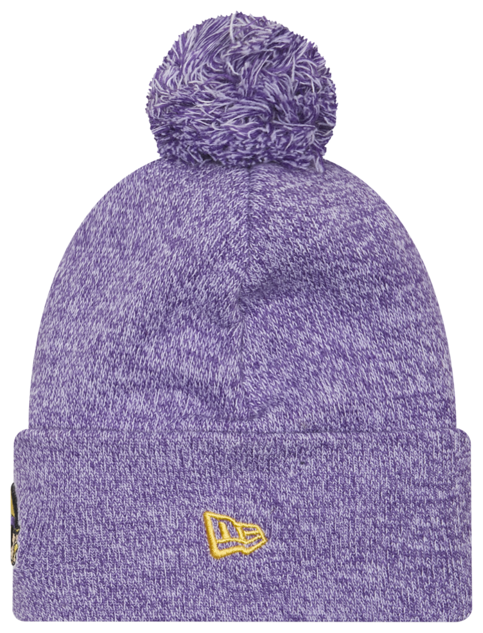 New Era Vikings Marl Pom Knit Image 2 of 3. Tap to open photo gallery.