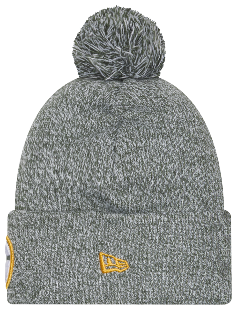New Era Packers Marl Pom Knit Image 2 of 3. Tap to open photo gallery.