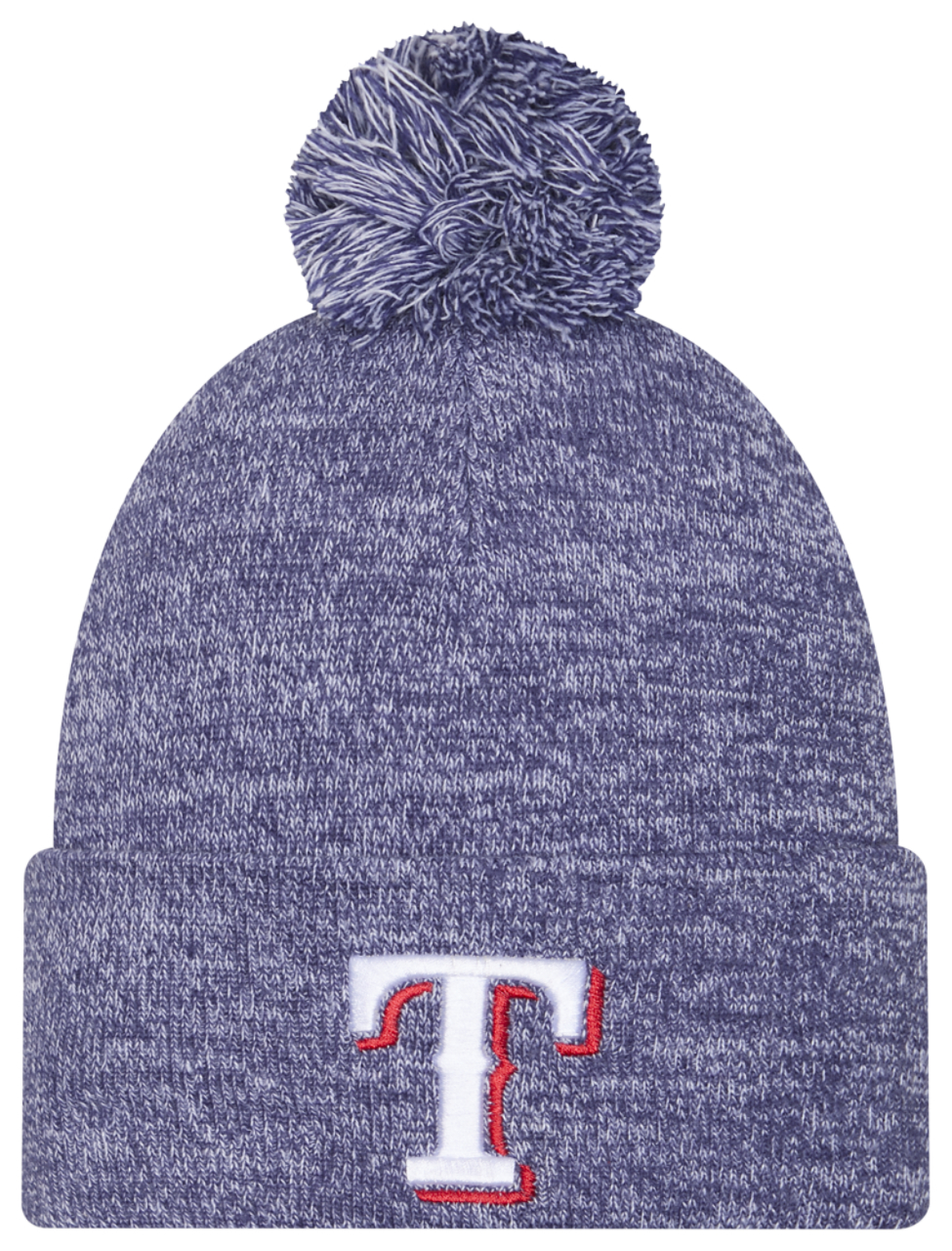 New Era Rangers Marl Pom Knit Image 1 of 3. Tap to open photo gallery.