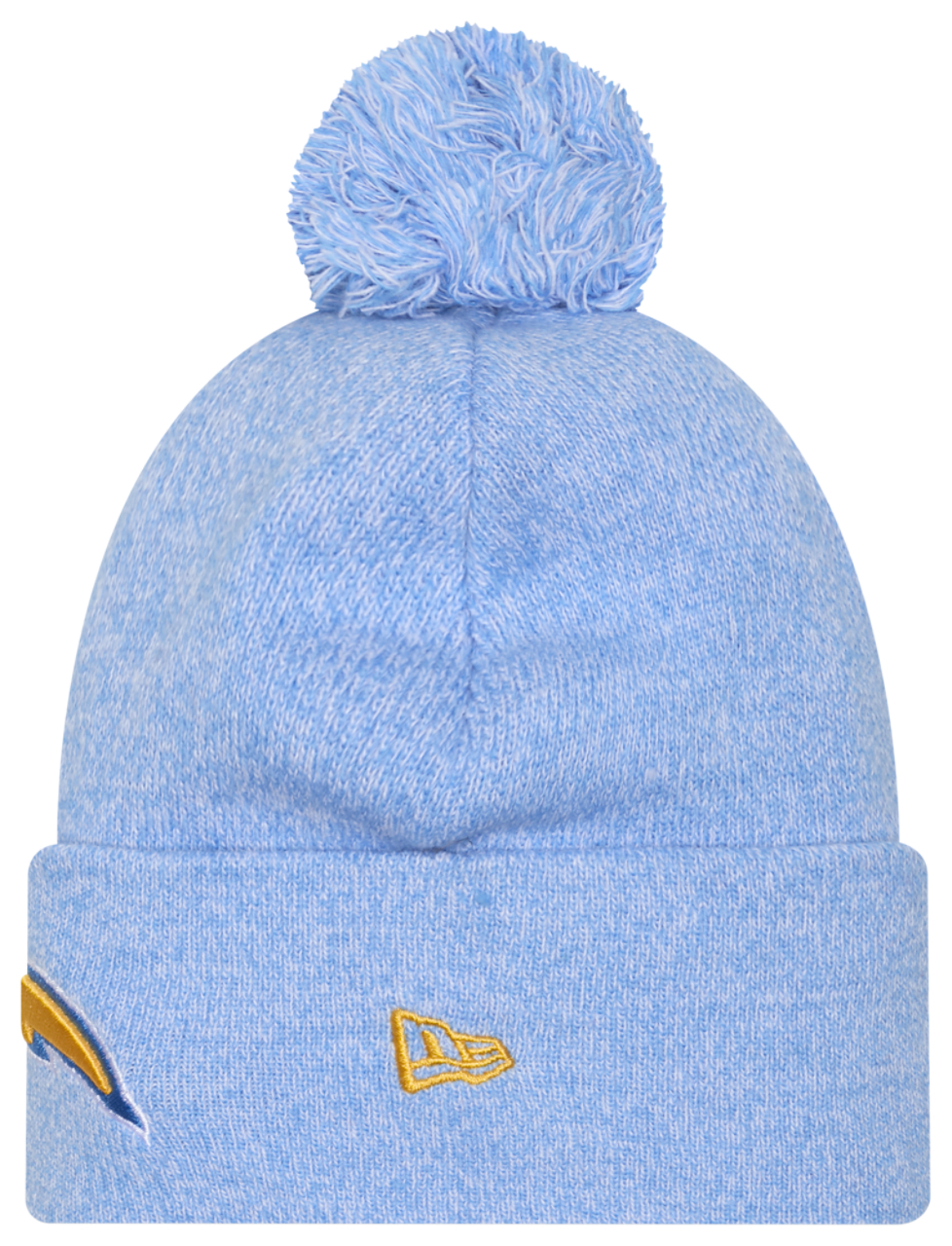 New Era Chargers Marl Pom Knit Image 2 of 3. Tap to open photo gallery.