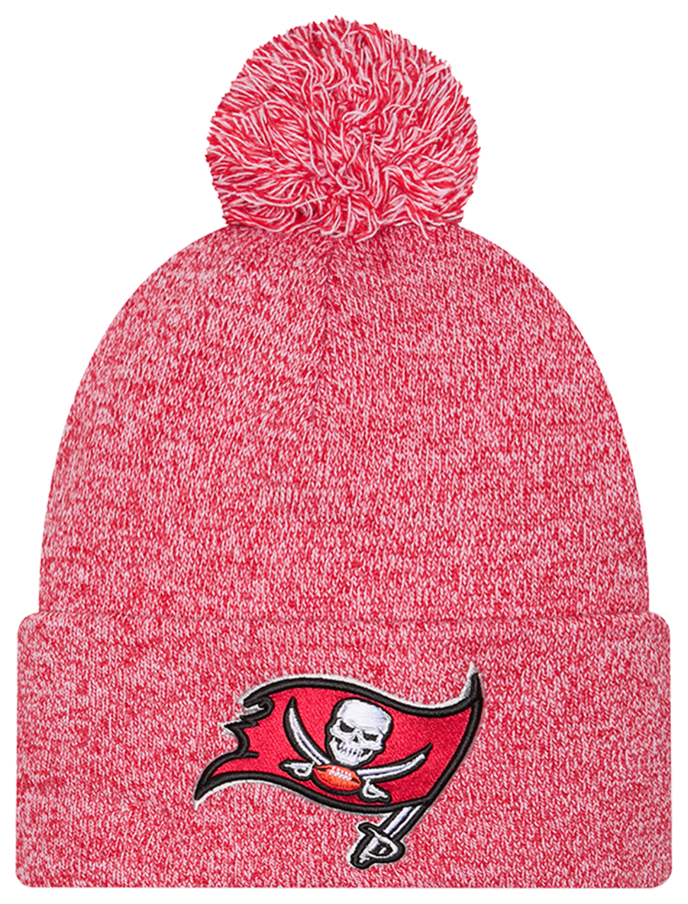 New Era Buccaneers Marl Pom Knit Image 1 of 3. Tap to open photo gallery.