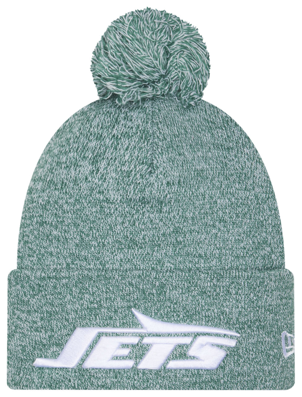 New Era Jets Marl Pom Knit Image 1 of 3. Tap to open photo gallery.