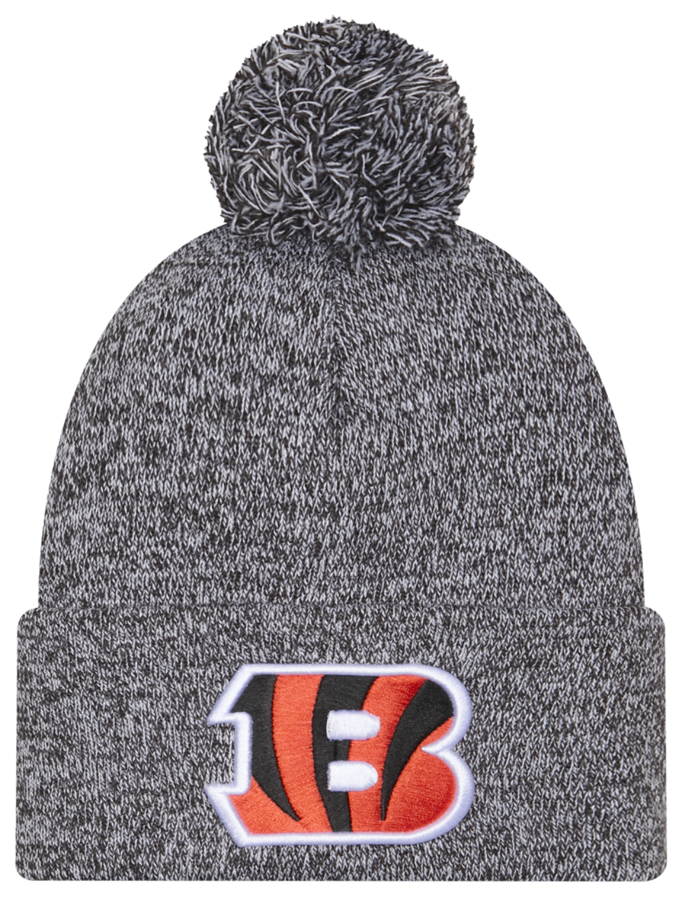 New Era Bengals Marl Pom Knit Image 1 of 3. Tap to open photo gallery.
