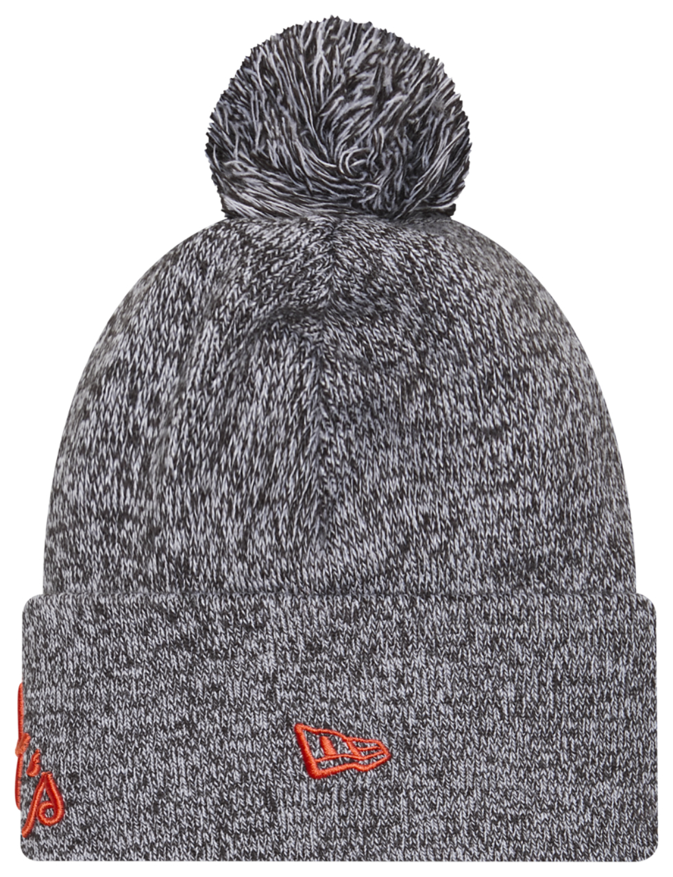 New Era Orioles Marl Pom Knit Image 2 of 3. Tap to open photo gallery.