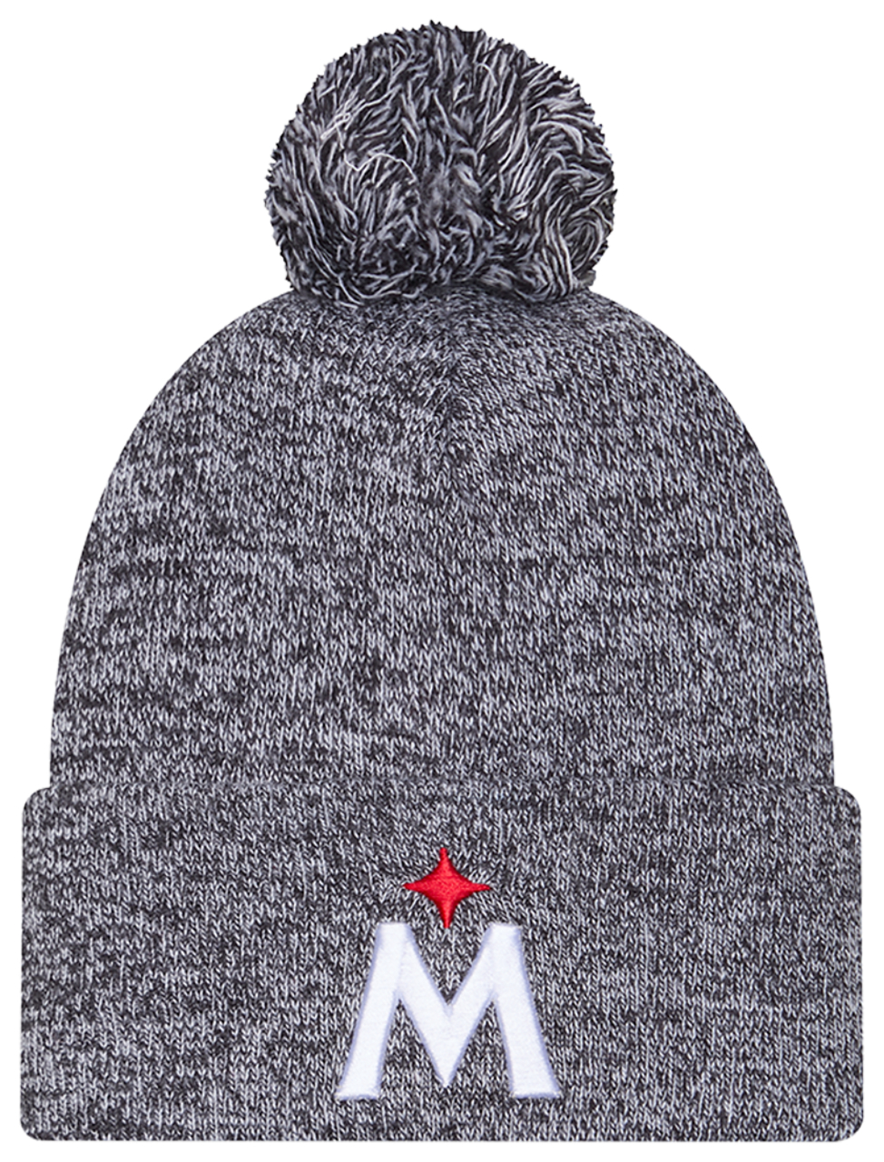 New Era Twins Marl Pom Knit Image 1 of 3. Tap to open photo gallery.