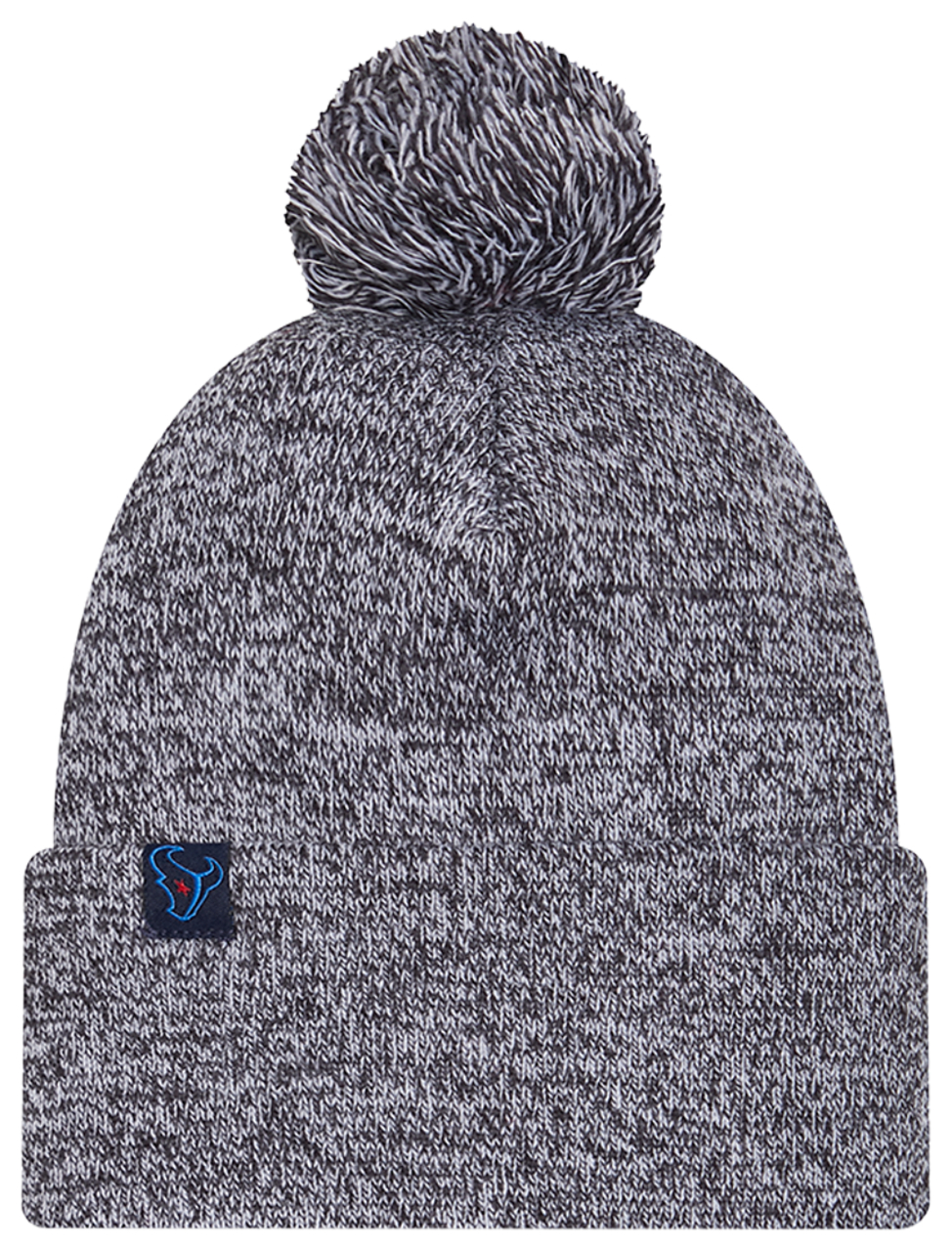 New Era Texans Marl Pom Knit Image 3 of 3. Tap to open photo gallery.