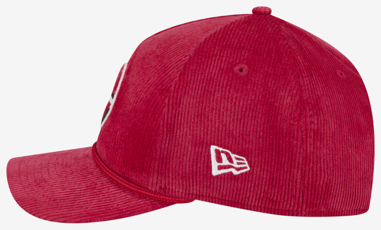 New Era Reds 9FORTY MC A-Frame Cord Cap Image 6 of 7. Tap to open photo gallery.
