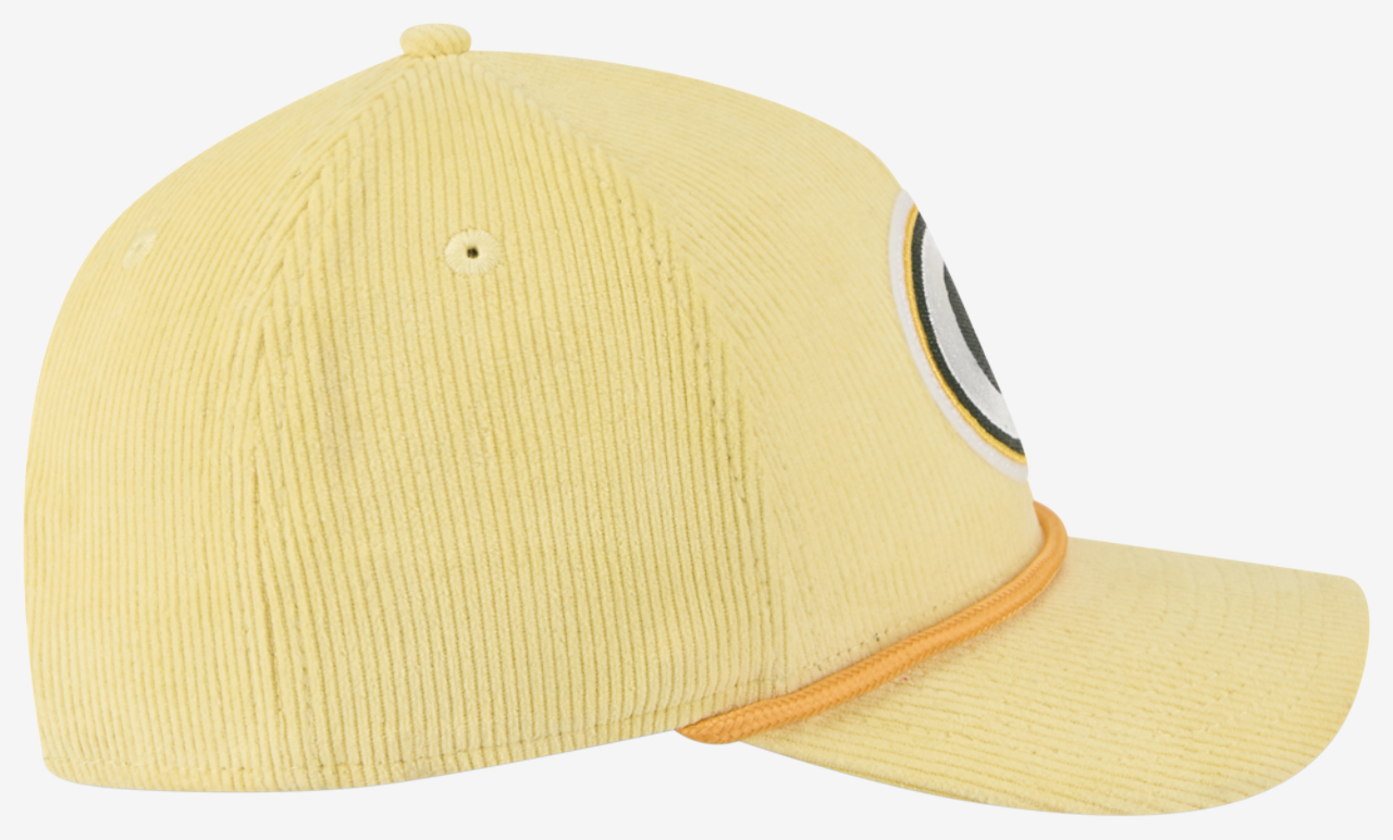 New Era Packers 9Forty A-Frame Cord 25130 Cap Image 4 of 7. Tap to open photo gallery.