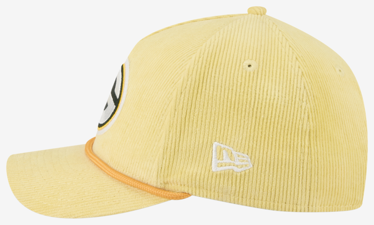 New Era Packers 9Forty A-Frame Cord 25130 Cap Image 6 of 7. Tap to open photo gallery.