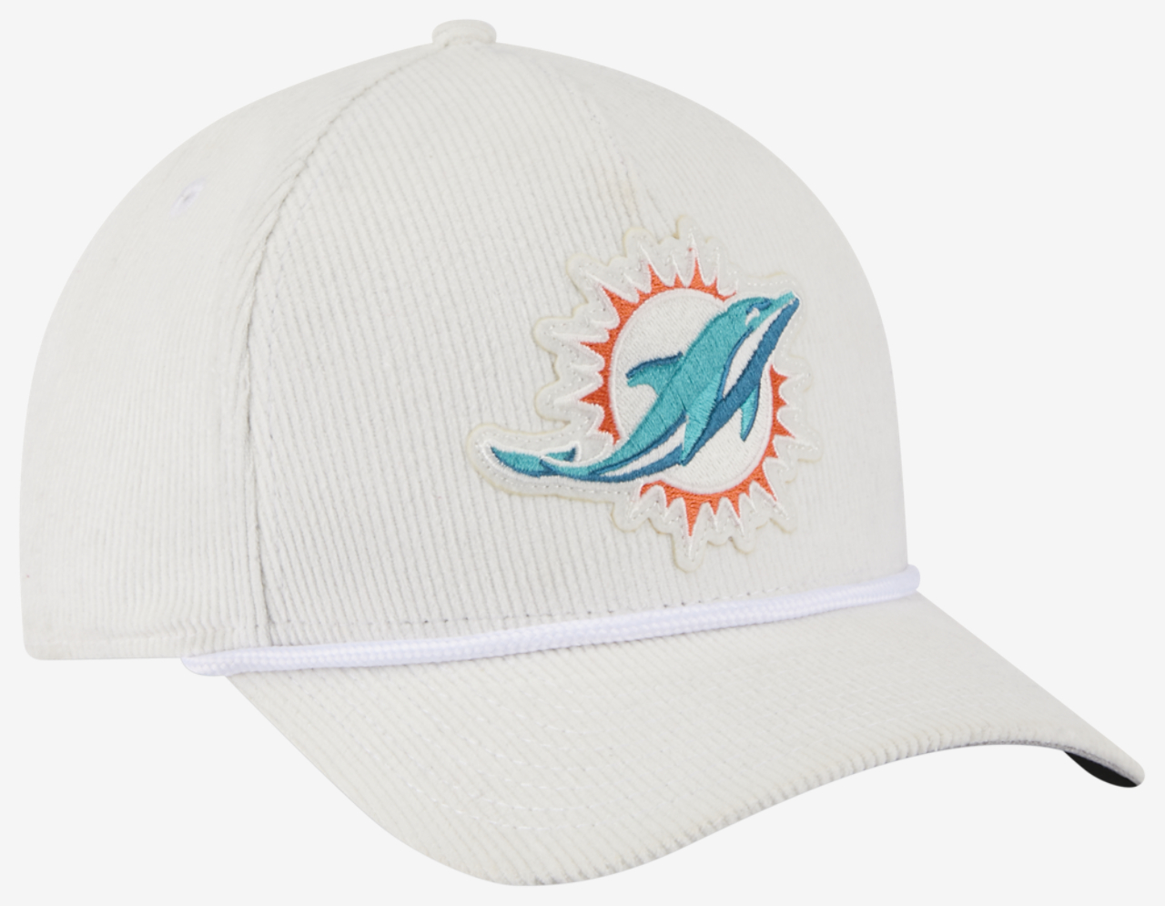 New Era Dolphins 9Forty AF Cord 25130 Cap Image 3 of 7. Tap to open photo gallery.