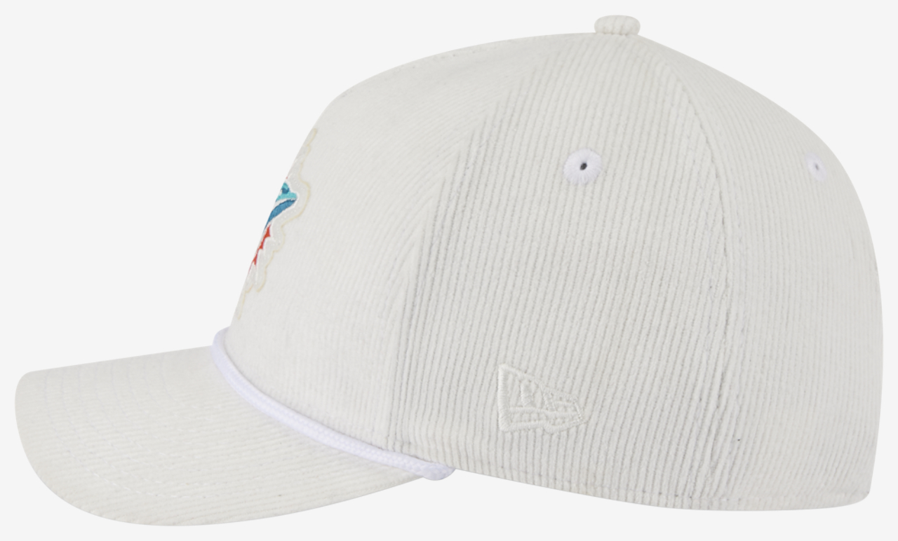 New Era Dolphins 9Forty AF Cord 25130 Cap Image 6 of 7. Tap to open photo gallery.
