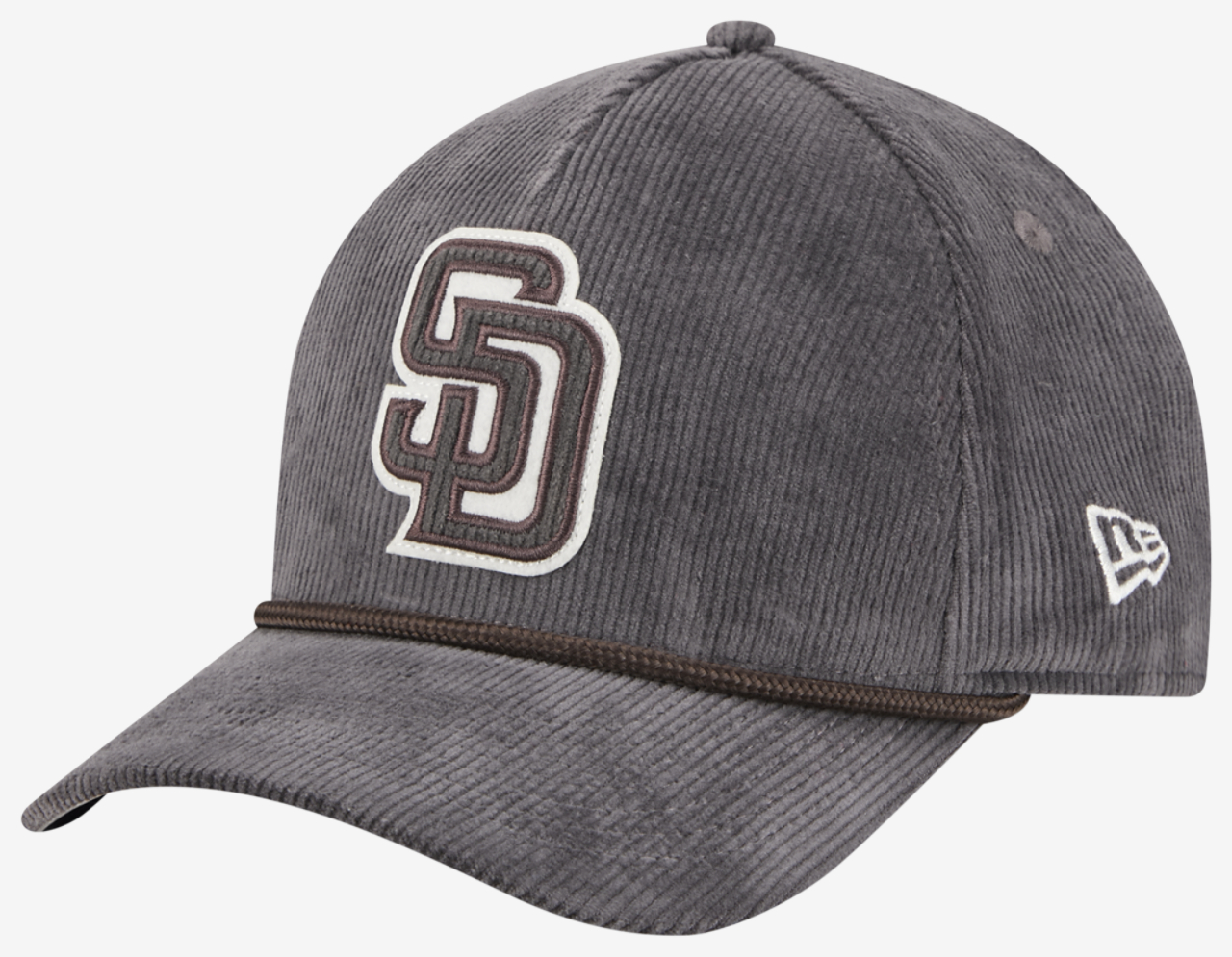 New Era Padres 9FORTY MC A-Frame Cord Cap Image 1 of 7. Tap to open photo gallery.