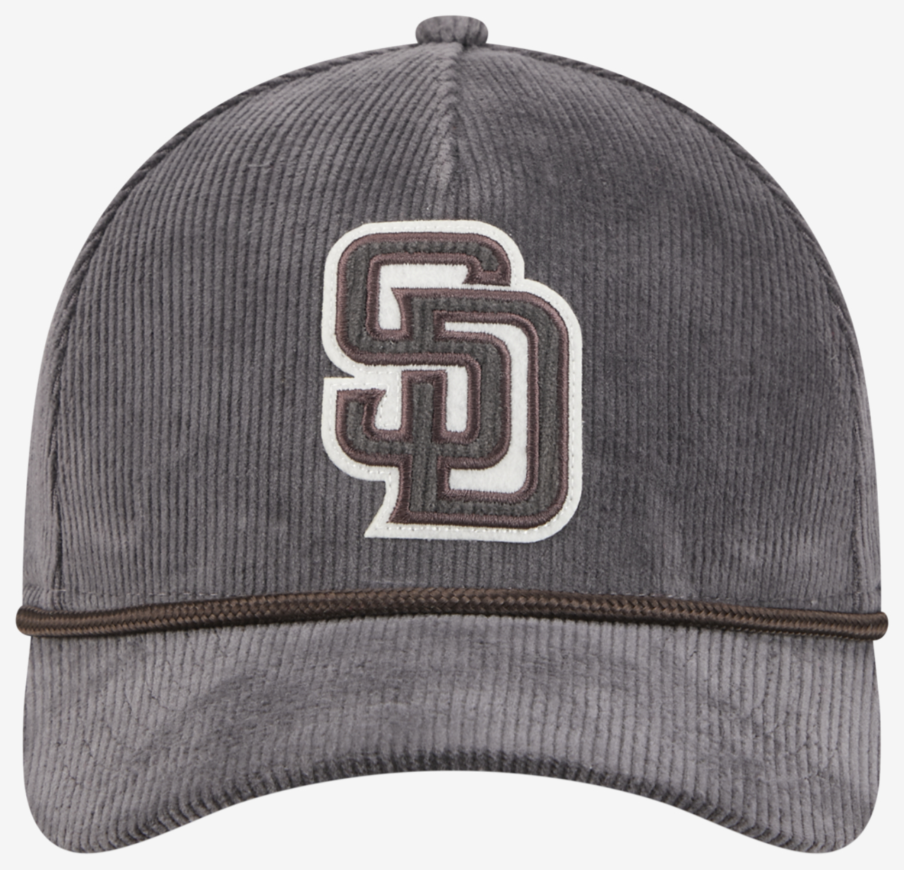 New Era Padres 9FORTY MC A-Frame Cord Cap Image 2 of 7. Tap to open photo gallery.