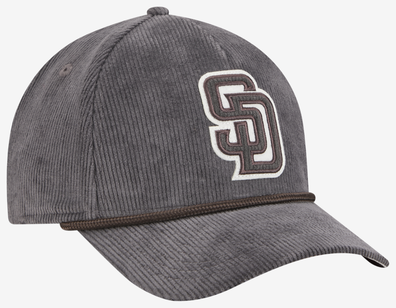 New Era Padres 9FORTY MC A-Frame Cord Cap Image 3 of 7. Tap to open photo gallery.