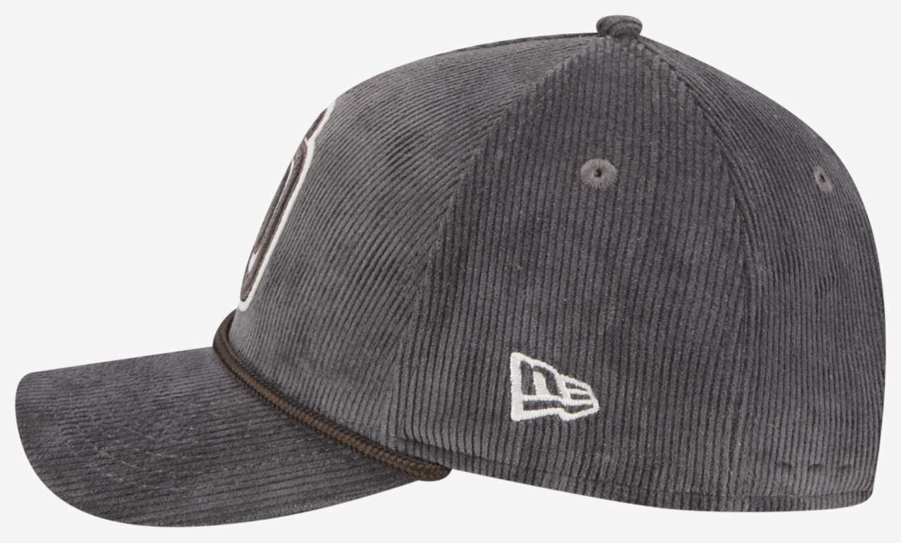 New Era Padres 9FORTY MC A-Frame Cord Cap Image 4 of 7. Tap to open photo gallery.