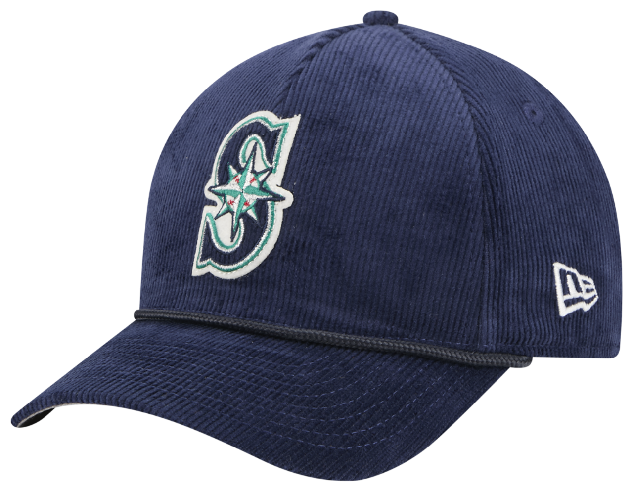 New Era Mariners 9FORTY MC A-Frame Cord Cap Image 1 of 7. Tap to open photo gallery.