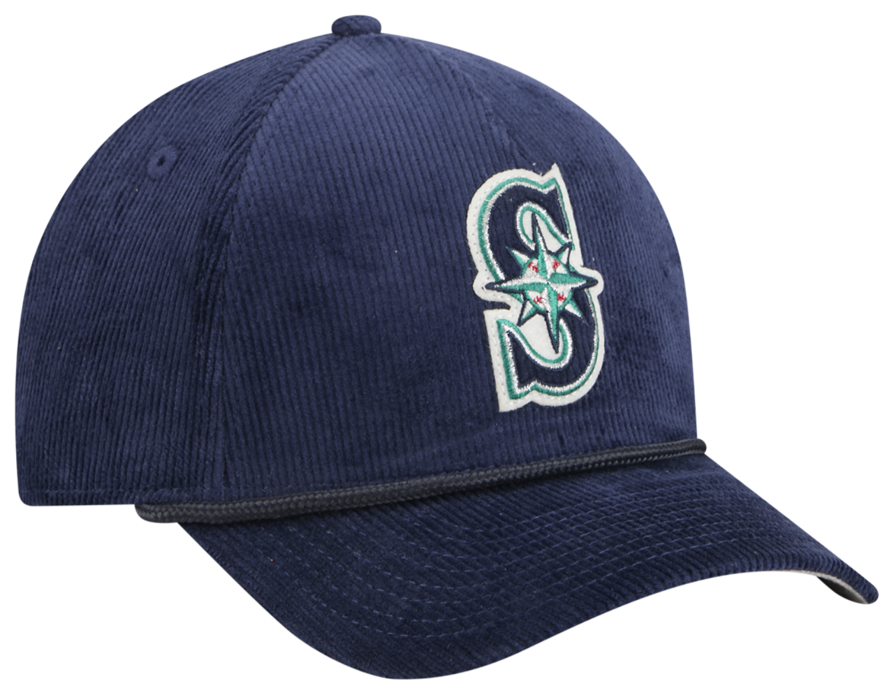 New Era Mariners 9FORTY MC A-Frame Cord Cap Image 3 of 7. Tap to open photo gallery.