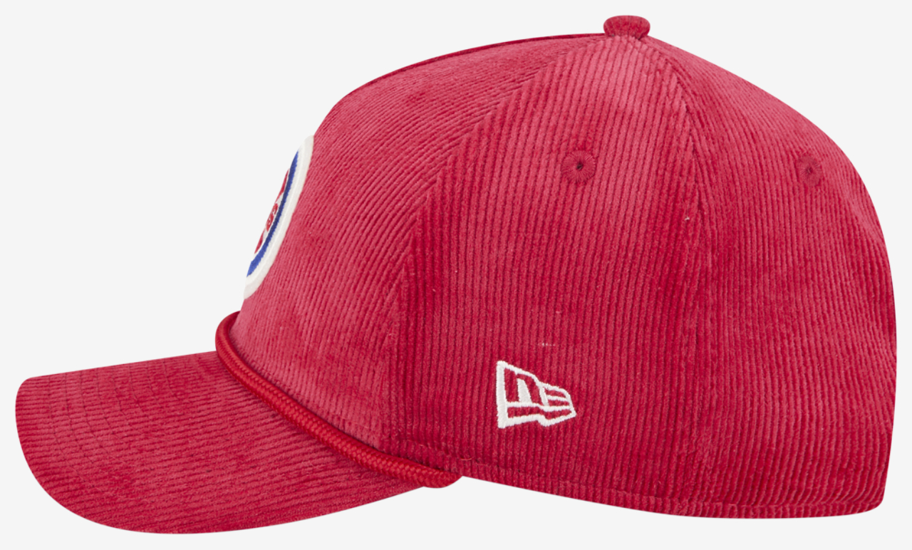 New Era Cubs 9FORTY MC A-Frame Cord Cap Image 6 of 7. Tap to open photo gallery.