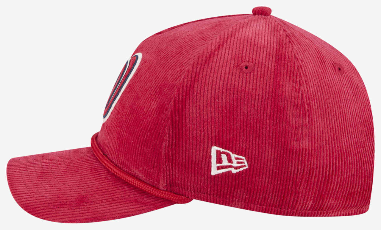 New Era Nationals 9FORTY MC A-Frame Cord Cap Image 4 of 7. Tap to open photo gallery.