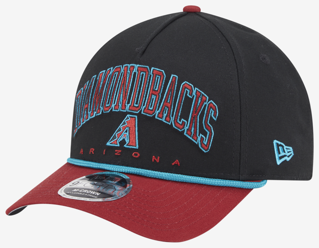 New Era Diamondbacks 9FORTY MC A-Frame Arch Cap Image 1 of 7. Tap to open photo gallery.