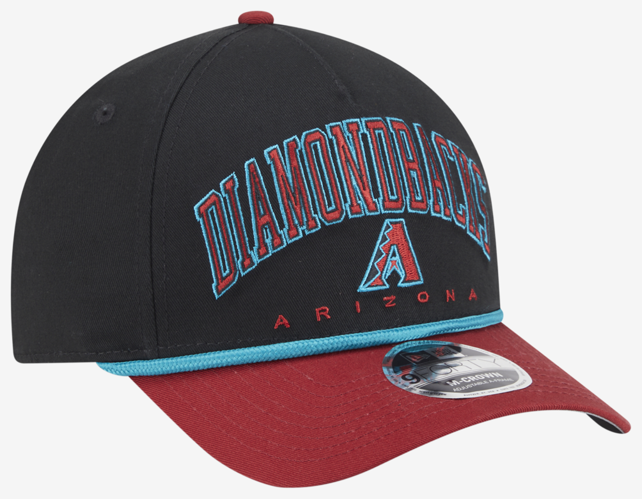 New Era Diamondbacks 9FORTY MC A-Frame Arch Cap Image 3 of 7. Tap to open photo gallery.