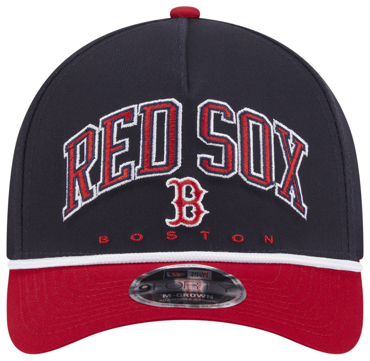 New Era Red Sox 9FORTY MC A-Frame Arch Cap - Men's | Foot Locker