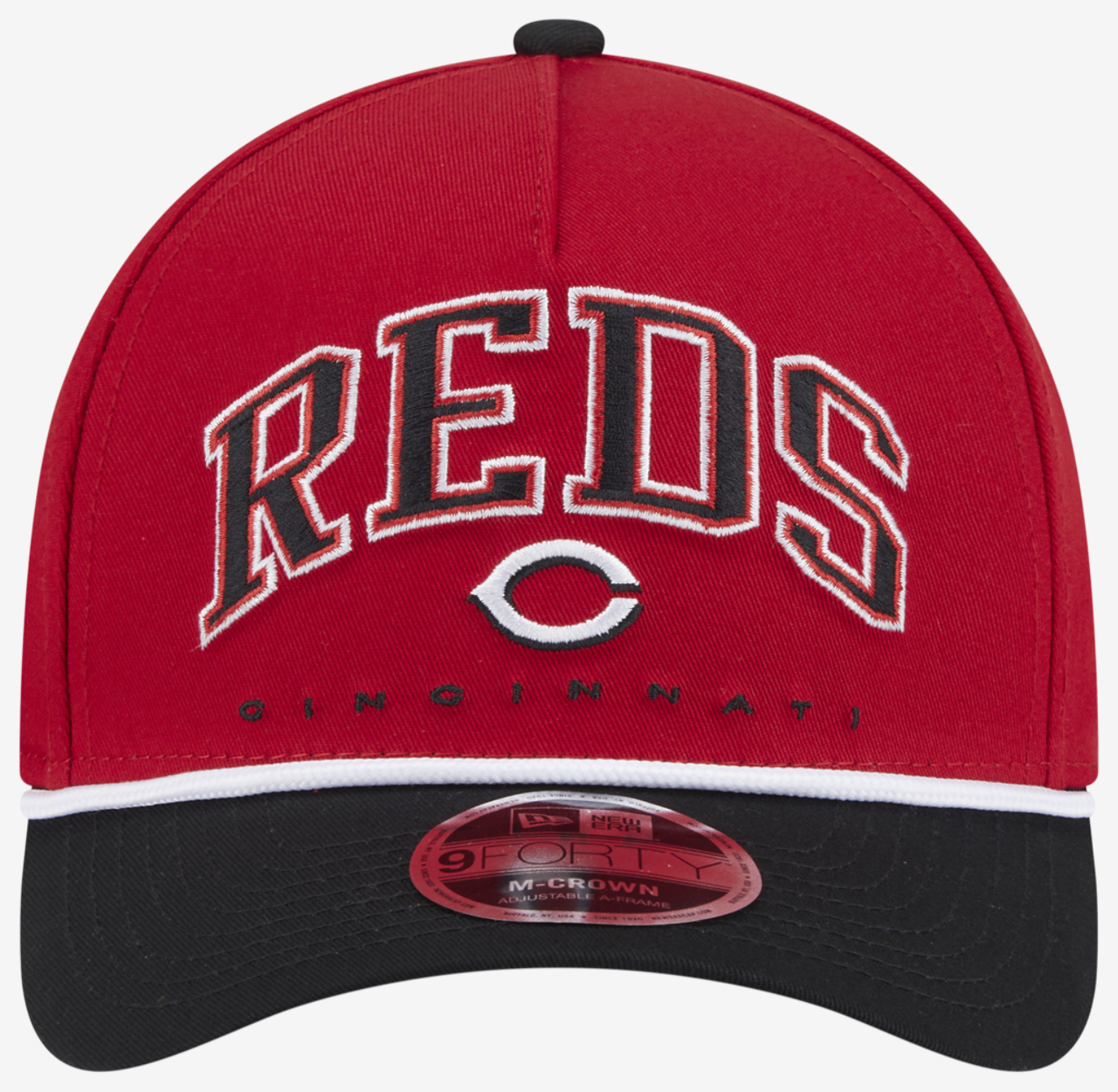 New Era Reds 9FORTY MC A-Frame Arch Cap Image 2 of 7. Tap to open photo gallery.