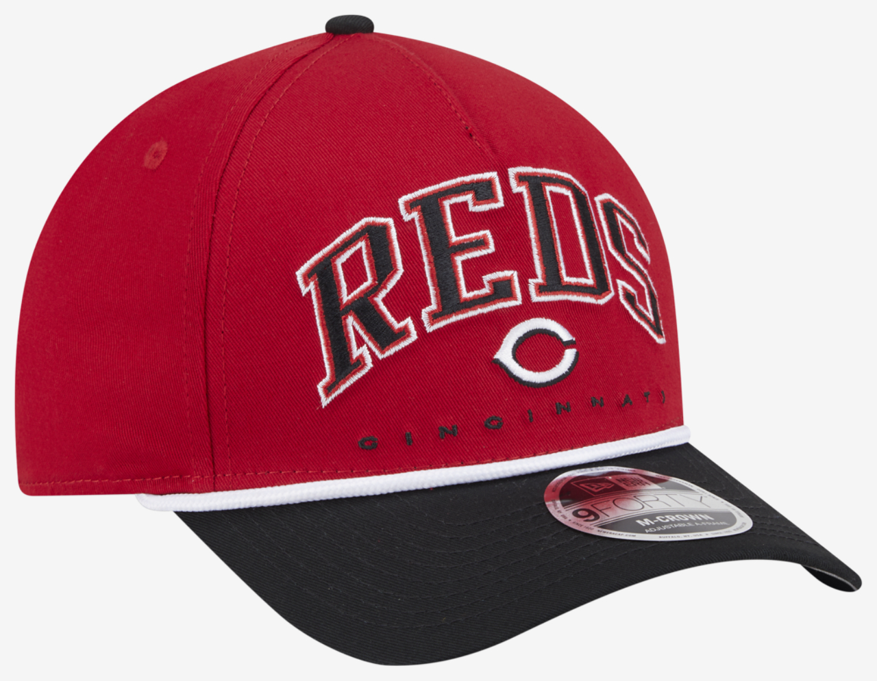 New Era Reds 9FORTY MC A-Frame Arch Cap Image 3 of 7. Tap to open photo gallery.