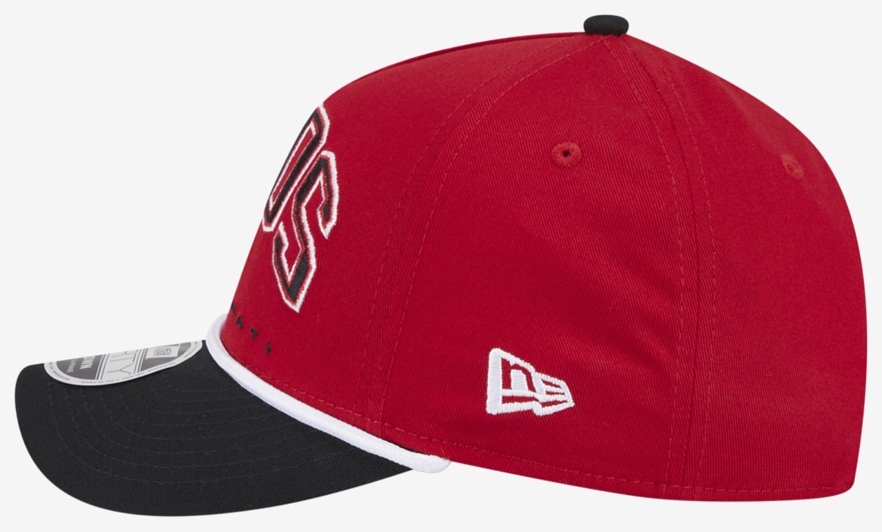 New Era Reds 9FORTY MC A-Frame Arch Cap Image 6 of 7. Tap to open photo gallery.