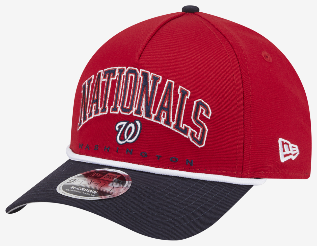 New Era Nationals 9FORTY MC A-Frame Arch Cap Image 1 of 7. Tap to open photo gallery.