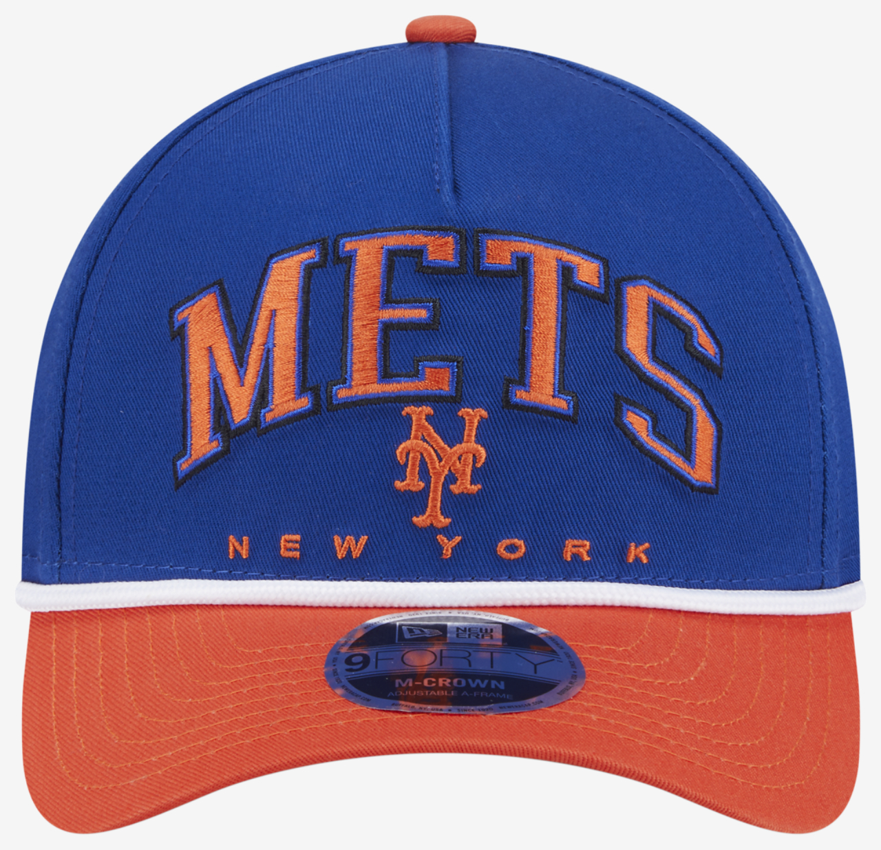New Era Mets 9FORTY MC A-Frame Arch Cap Image 2 of 7. Tap to open photo gallery.
