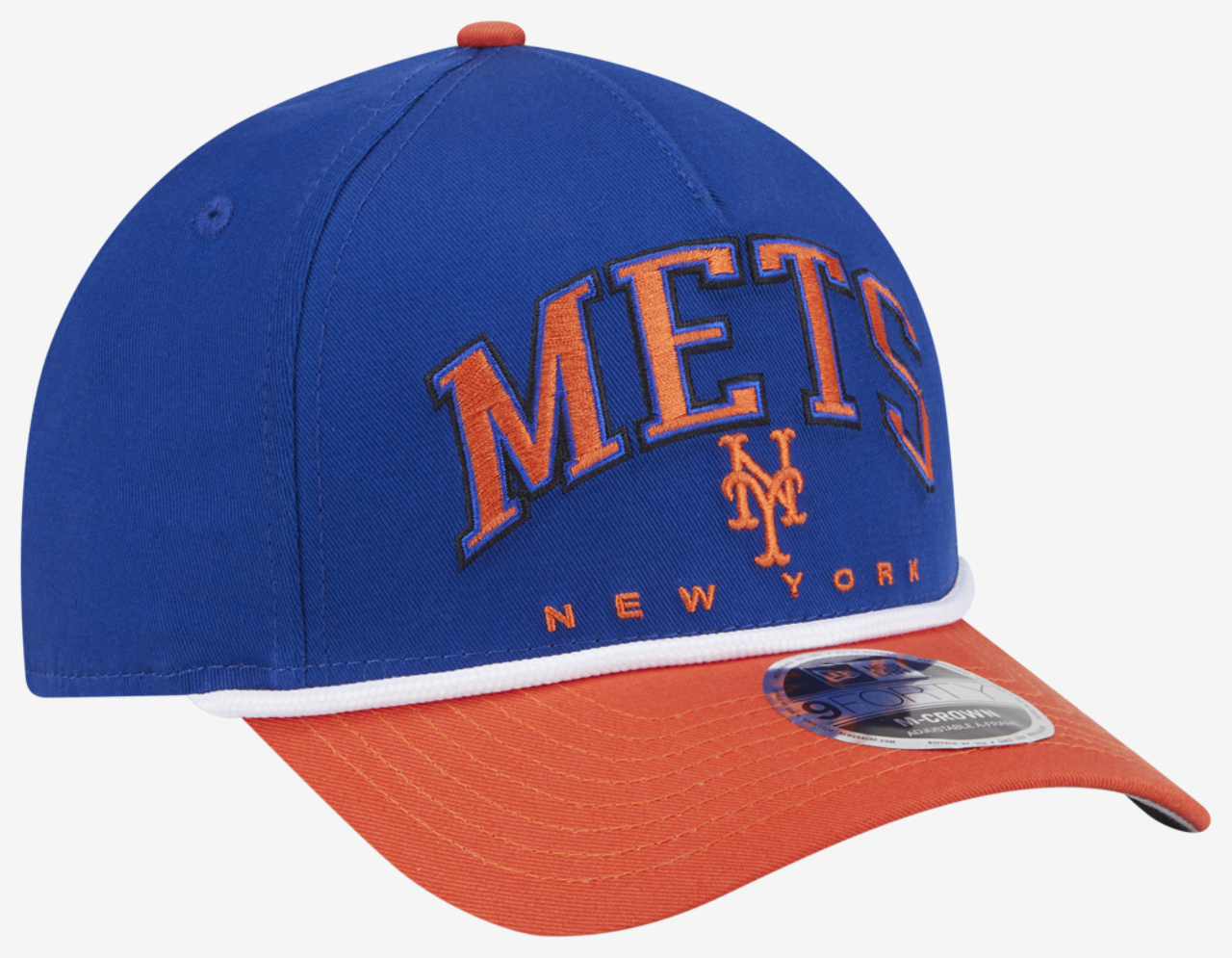 New Era Mets 9FORTY MC A-Frame Arch Cap Image 3 of 7. Tap to open photo gallery.