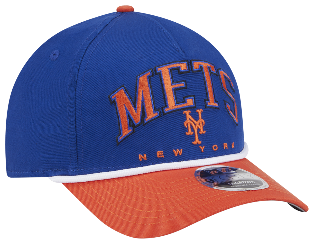 New Era Mets 9FORTY MC A-Frame Arch Cap Image 3 of 7. Tap to open photo gallery.