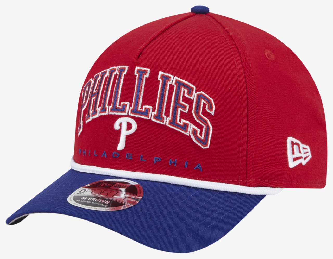 New Era Phillies 9FORTY MC A-Frame Arch Cap Image 1 of 7. Tap to open photo gallery.