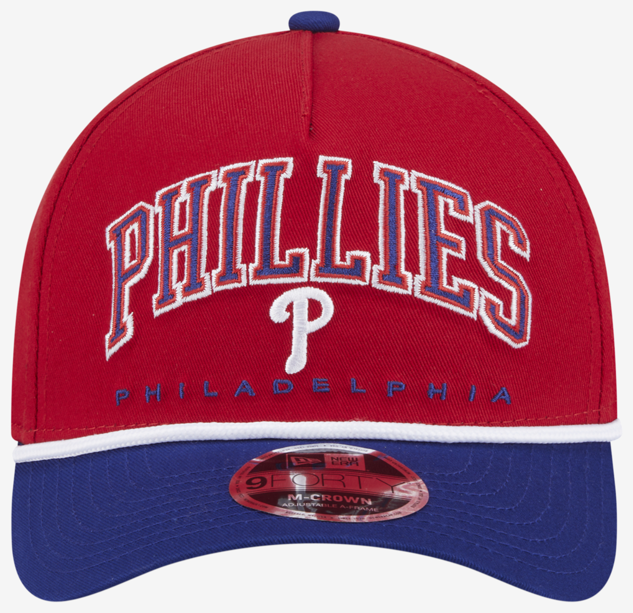 New Era Phillies 9FORTY MC A-Frame Arch Cap Image 2 of 7. Tap to open photo gallery.