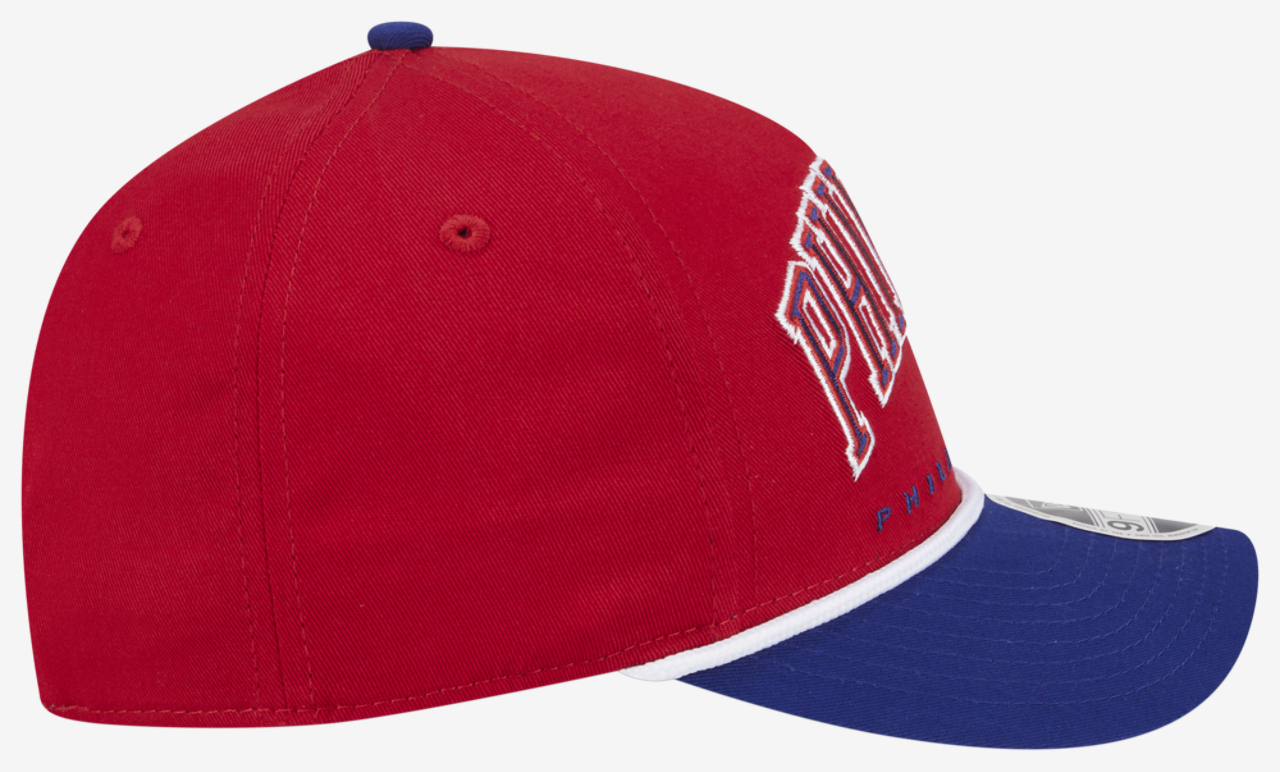 New Era Phillies 9FORTY MC A-Frame Arch Cap Image 5 of 7. Tap to open photo gallery.