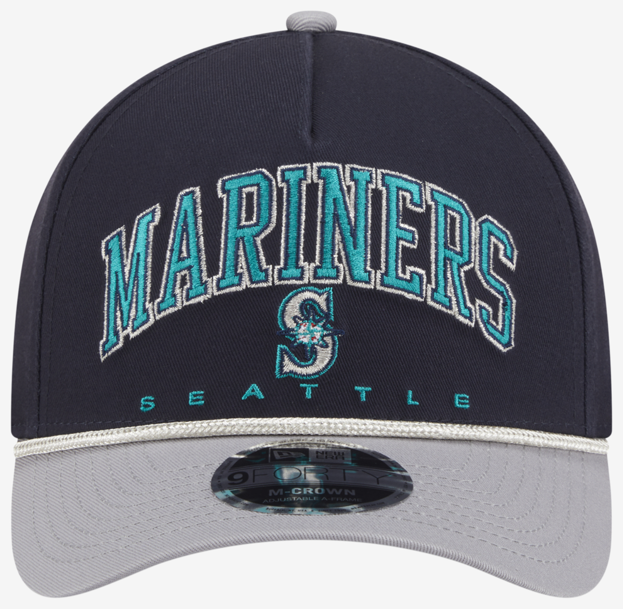 New Era Mariners 9FORTY MC A-Frame Arch Cap Image 2 of 7. Tap to open photo gallery.