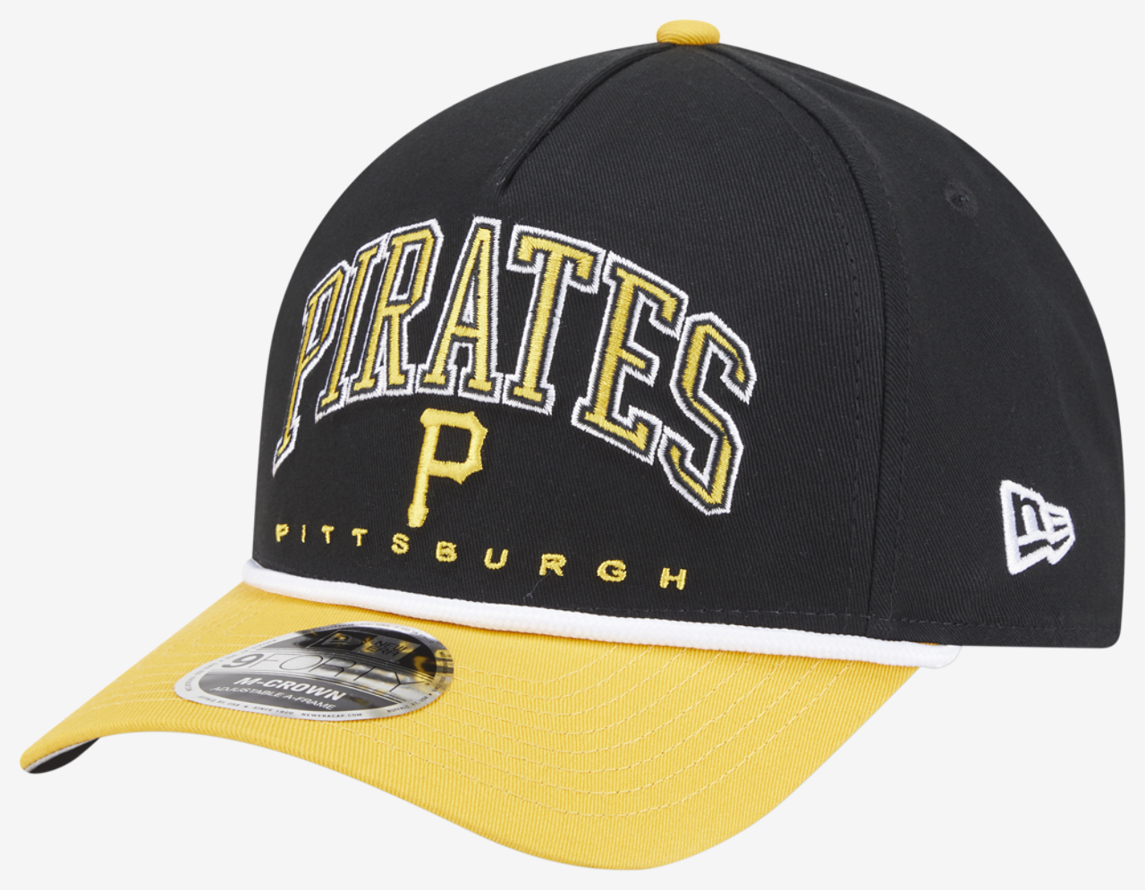 New Era Pirates 9FORTY MC A-Frame Arch Cap Image 1 of 7. Tap to open photo gallery.