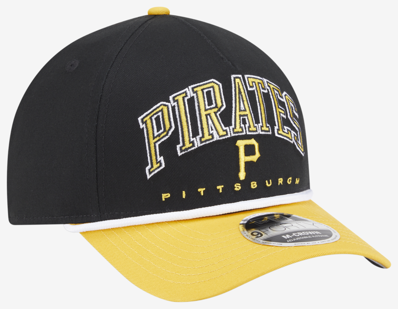 New Era Pirates 9FORTY MC A-Frame Arch Cap Image 3 of 7. Tap to open photo gallery.