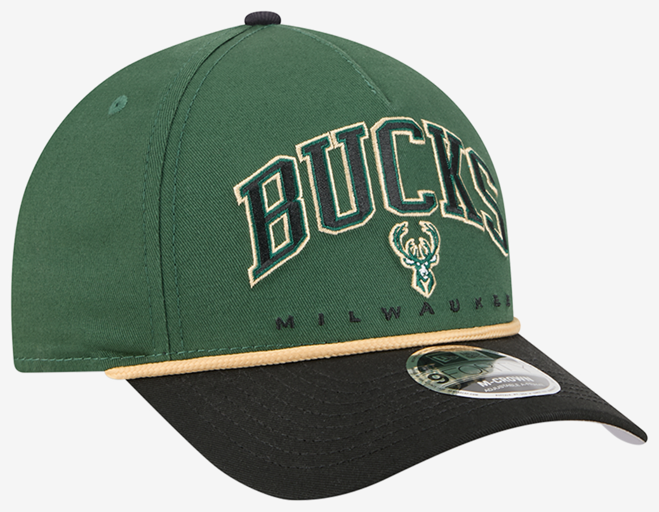 New Era Bucks 9Forty AF Arch 25187 Cap Image 3 of 7. Tap to open photo gallery.