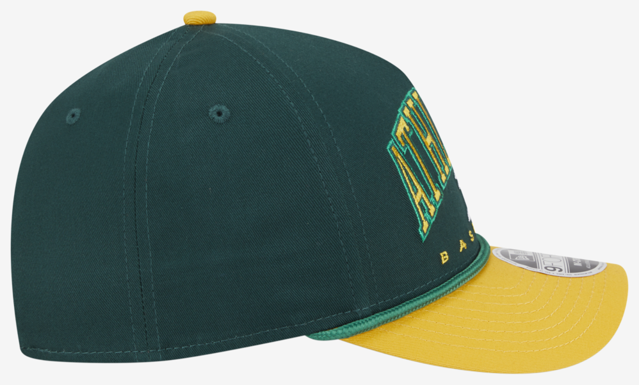 New Era A's 9FORTY MC A-Frame Arch Cap Image 4 of 7. Tap to open photo gallery.