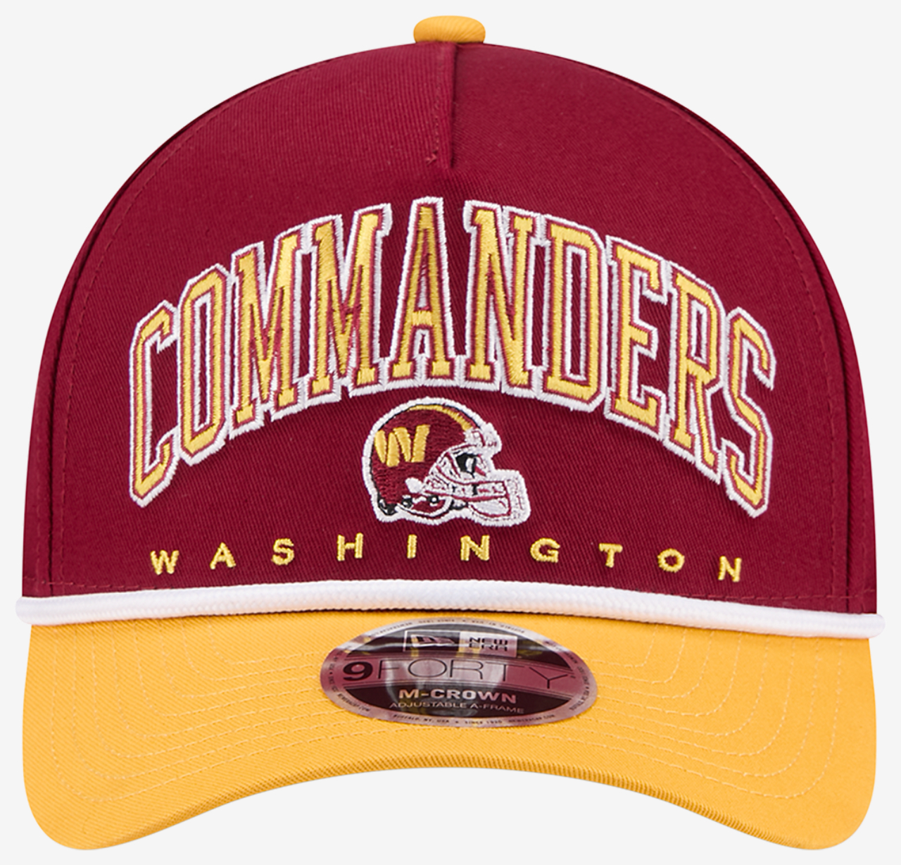 New Era Commanders 9Forty A-Frame Arch 25187 Cap Image 2 of 7. Tap to open photo gallery.