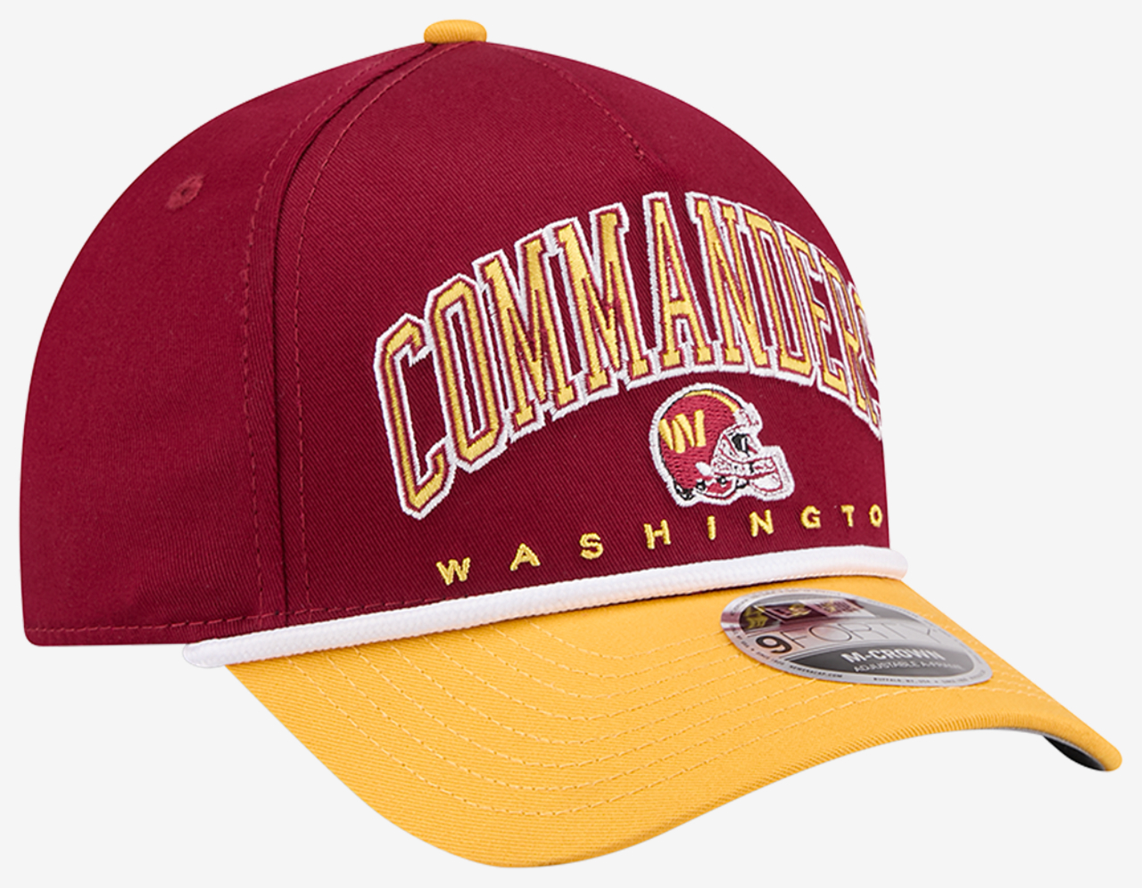 New Era Commanders 9Forty A-Frame Arch 25187 Cap Image 3 of 7. Tap to open photo gallery.