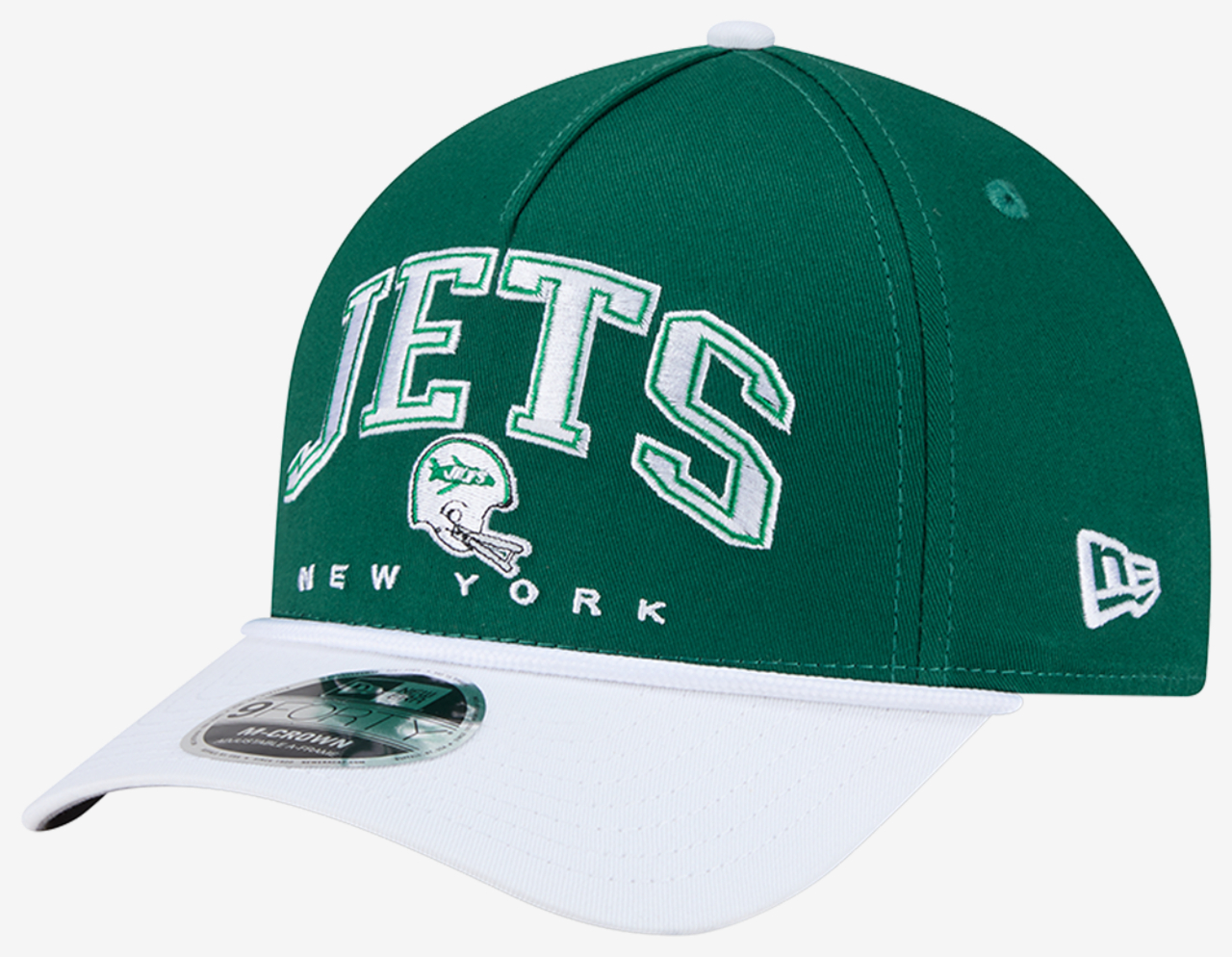 New Era Jets 9Forty A-Frame Arch 25187 Cap Image 1 of 7. Tap to open photo gallery.