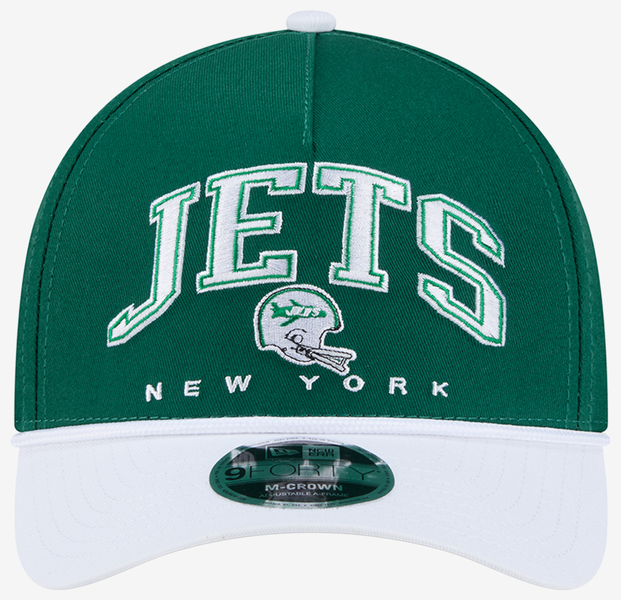 New Era Jets 9Forty A-Frame Arch 25187 Cap Image 2 of 7. Tap to open photo gallery.