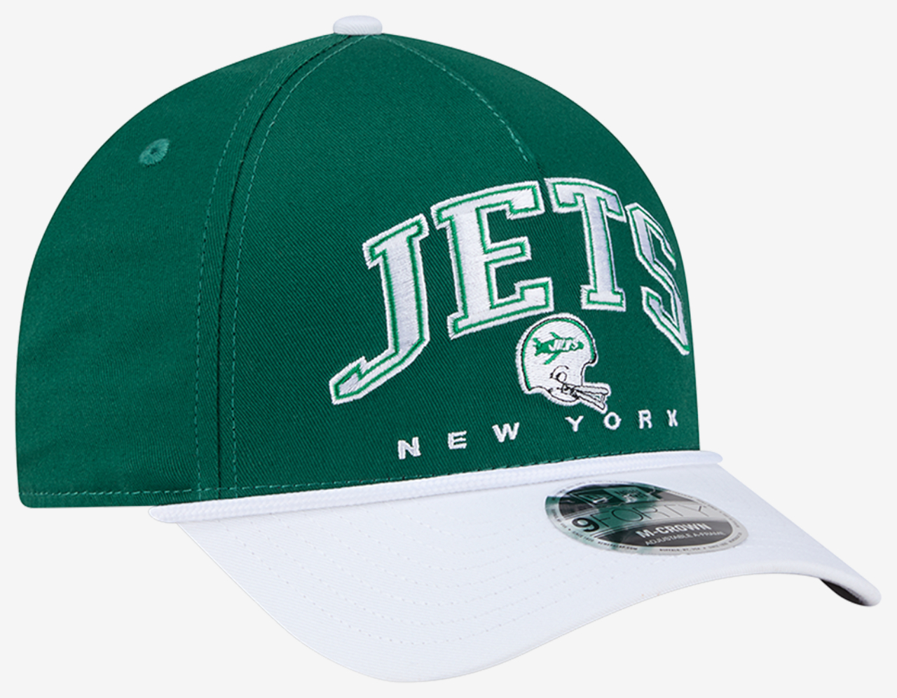 New Era Jets 9Forty A-Frame Arch 25187 Cap Image 3 of 7. Tap to open photo gallery.