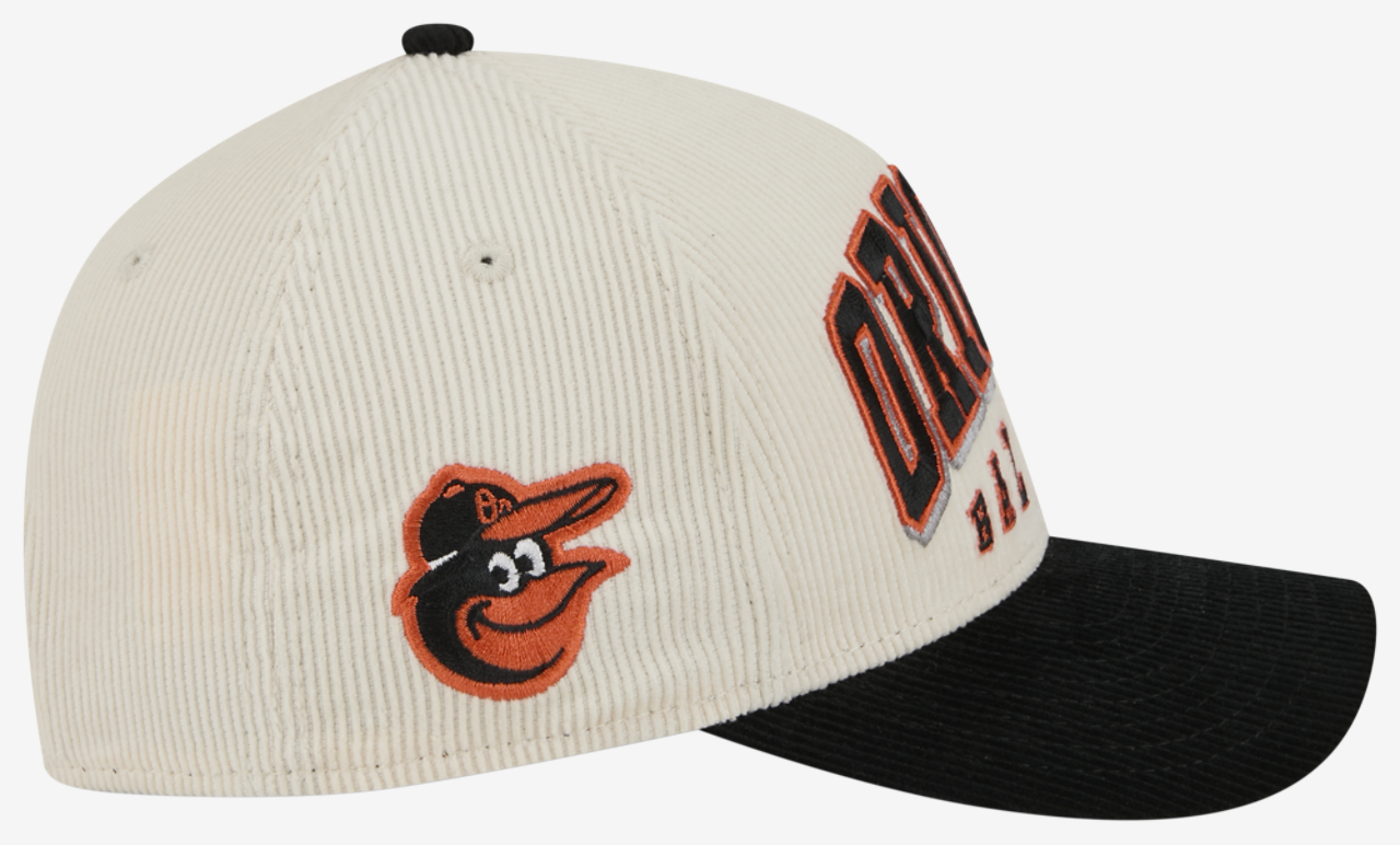 New Era Orioles 9FORTY MC A-Frame 2T Sided Cap Image 5 of 7. Tap to open photo gallery.