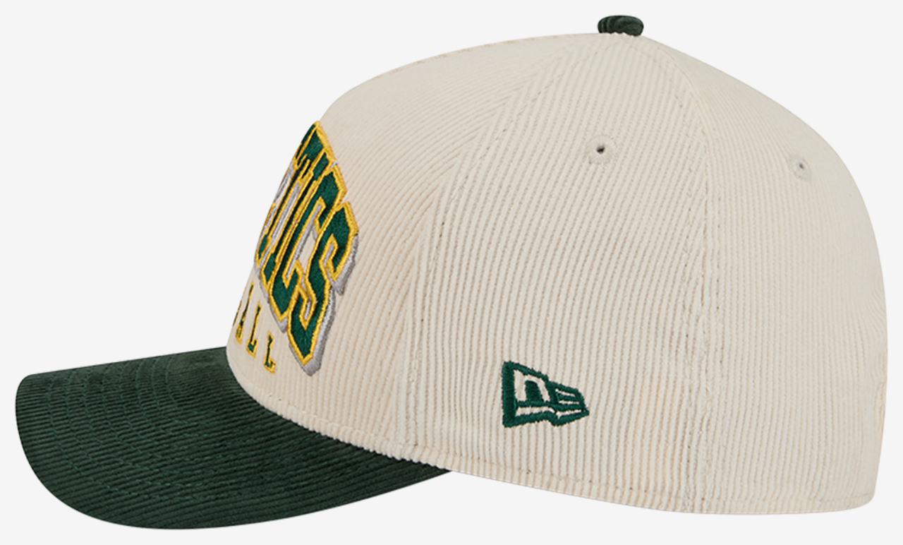 New Era A's 9FORTY MC A-Frame 2T Sided Cap Image 4 of 7. Tap to open photo gallery.