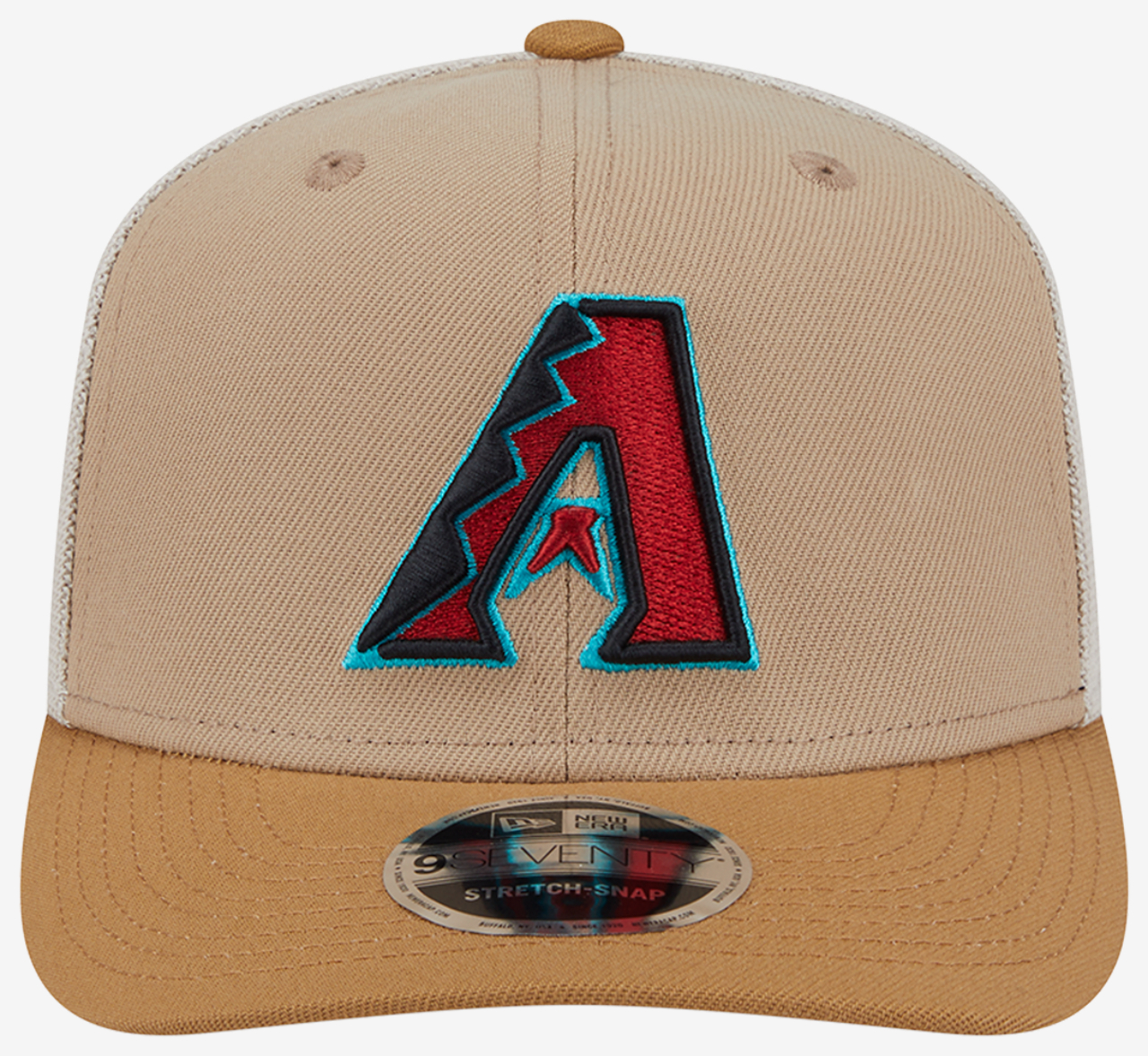 New Era Diamondbacks 9SEVENTY SS 2T Trucker Image 2 of 7. Tap to open photo gallery.